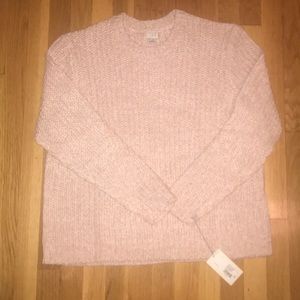 Pink long sleeve sweater